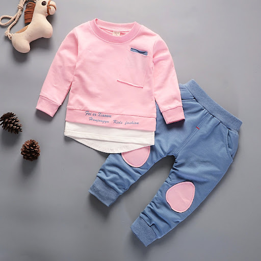 Title 5, Childrens Sweater and Trousers Two-piece Korea...