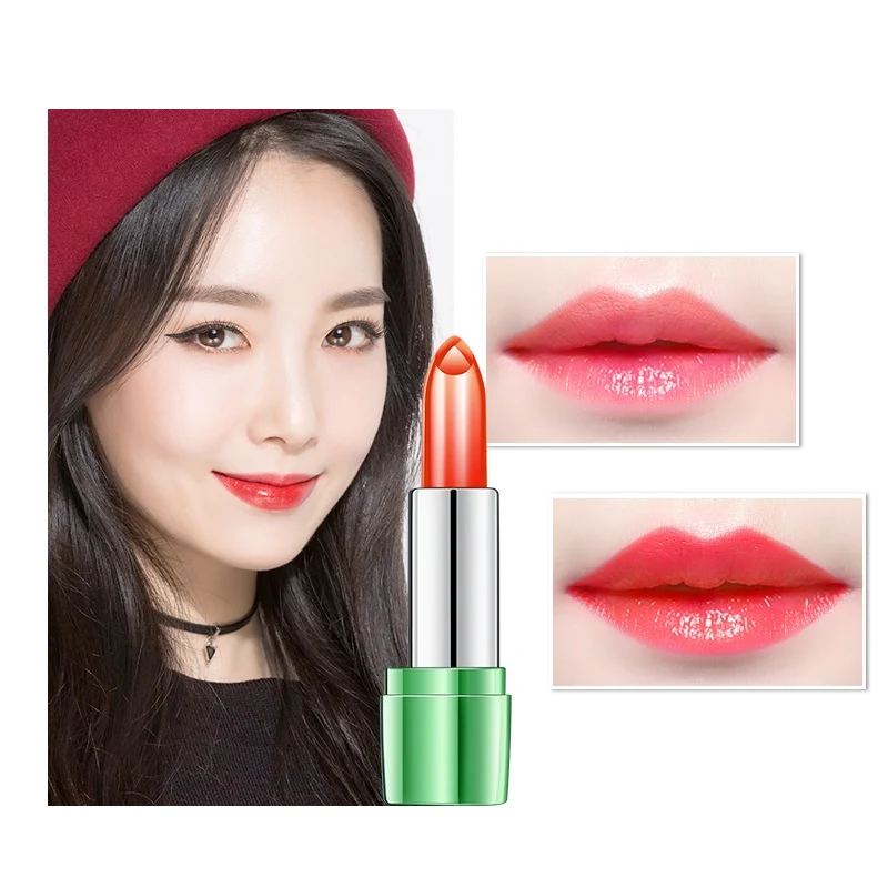 Baume à Lèvres Gelée Changeant de Couleur Hydratant et Hydratant pour des Lèvres Douces et Hydratées avec Teinte Personnalisée