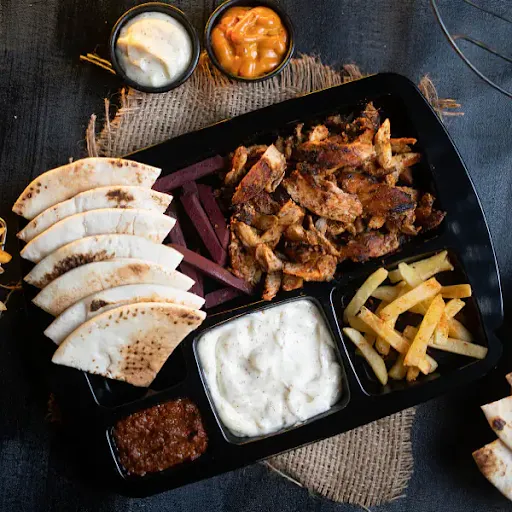 Open Very Peri Shawarma Platter