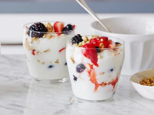 Healthy Fruit Yoghurt Mousse