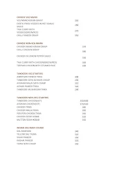 Oakwood Cafe menu 6