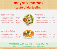 Mayra's Momos menu 1