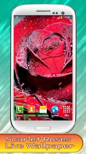 Scarlet Rose Live Wallpaper