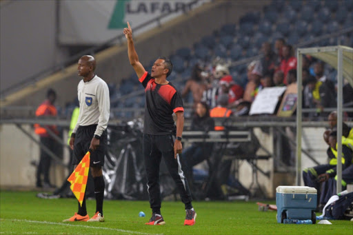 Fadlu Davids during the Absa Premiership match between Orlando Pirates and Maritzburg United at Orlando Stadium on April 11, 2017 in Johannesburg.