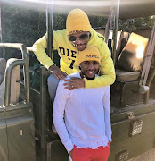 Somizi and Mohale spent the long weekend at a private game reserve.