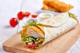 Hot And Crispy Chicken Wrap
