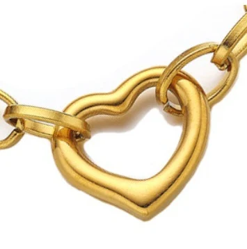 Title 1, Pulseira feminina com banho de ouro 18K em form...