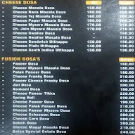 Balan Dosa menu 4