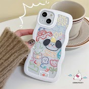 Ốp Điện Thoại Viền Lượn Sóng Họa Tiết Graffiti Iphone 14 6 6S 7 8 Plus 14Plus 7Plus 11 14 13 12 Pro Max Xr X Xs Max Se 2020