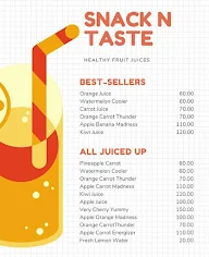 Shake N Taste menu 1