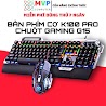 Combo Bàn Phím Cơ Chuột Gaming Yindiao K100 - K100Pro G15 Led Rgb 12 Chế Độ Dùng Cho Máy Tính Pc Laptop Chơi Game Làm Việc