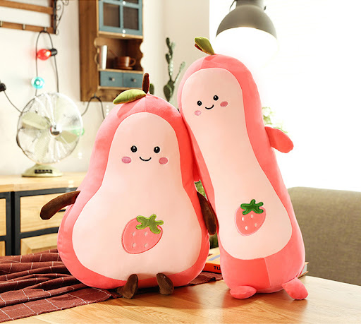 Title 13, Avocado Peach Plush Doll for Girls Bed Sleeping...