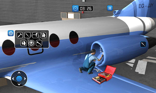 Air plane Mechanic Workshop Garage Simulator 2018