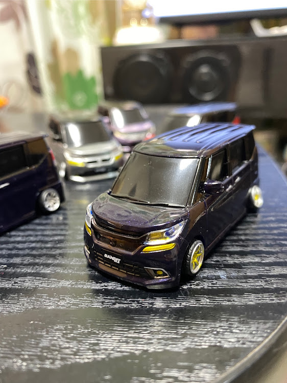 ソリオの1/64 ミニカー・1/64 アルミ・1／64ソリオに関するカスタム事例の投稿画像4枚目