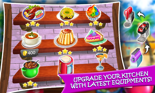 Code Triche Crazy Kitchen Seafood Restaurant Chef Cooking Game APK MOD 3