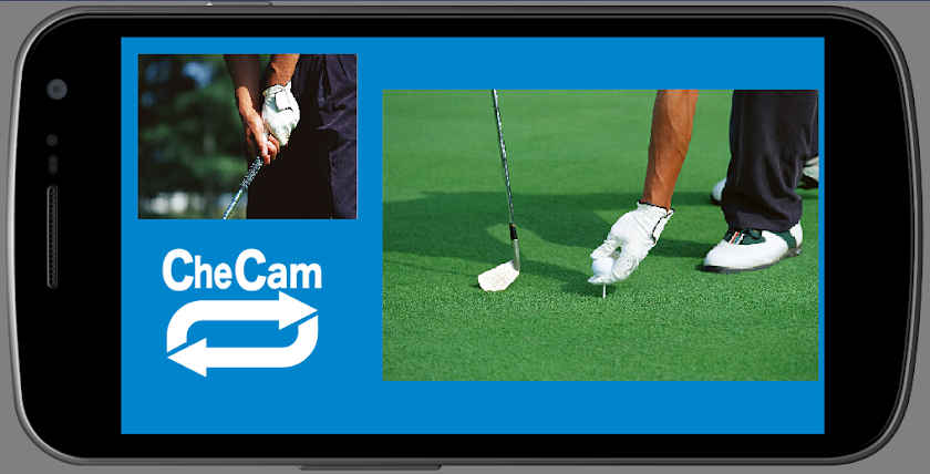 Video camera for swing check. Screen 2