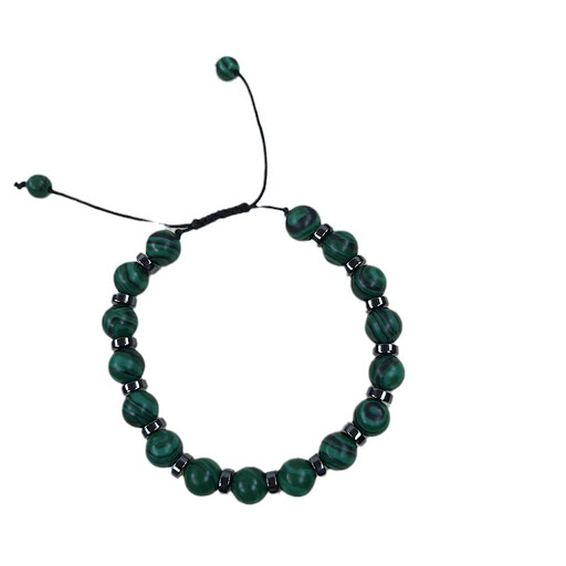 Title 4, Natural Stone Beach Hand Woven Hand Rope Bracel...
