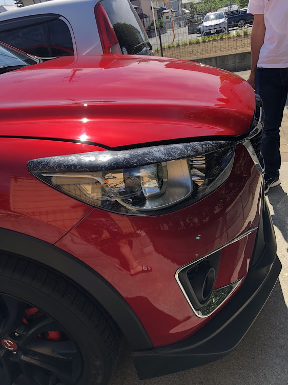 CX-5のDIY・アイライン取り付け・ラップ塗装に関するカスタム事例の投稿画像3枚目