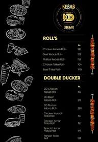 Kebab Dukkan menu 1