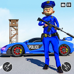 US Police Monkey Rope Hero:Free Shooting Games Apk