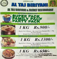 Al Taj Biryani menu 4