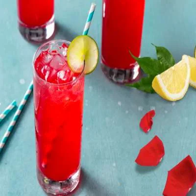 Refreshing Rose N Lime Soda