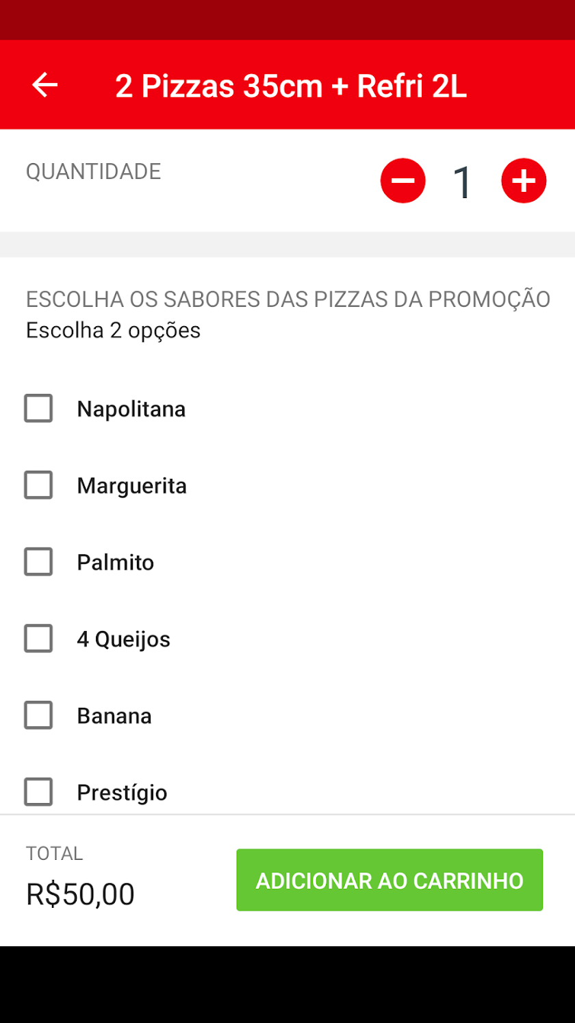 Favorito Lanches Delivery Screen 2