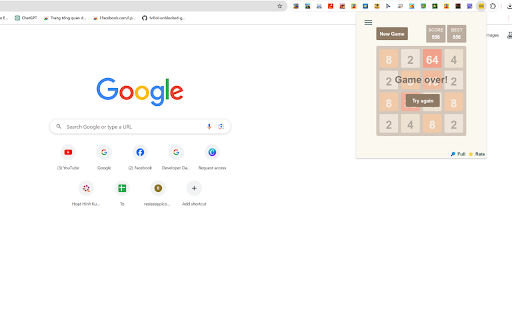 2048 untuk Chrome