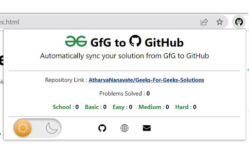 GfG to GitHub