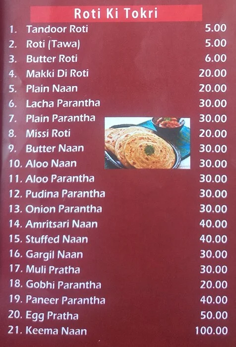 Titu Restaurant menu 