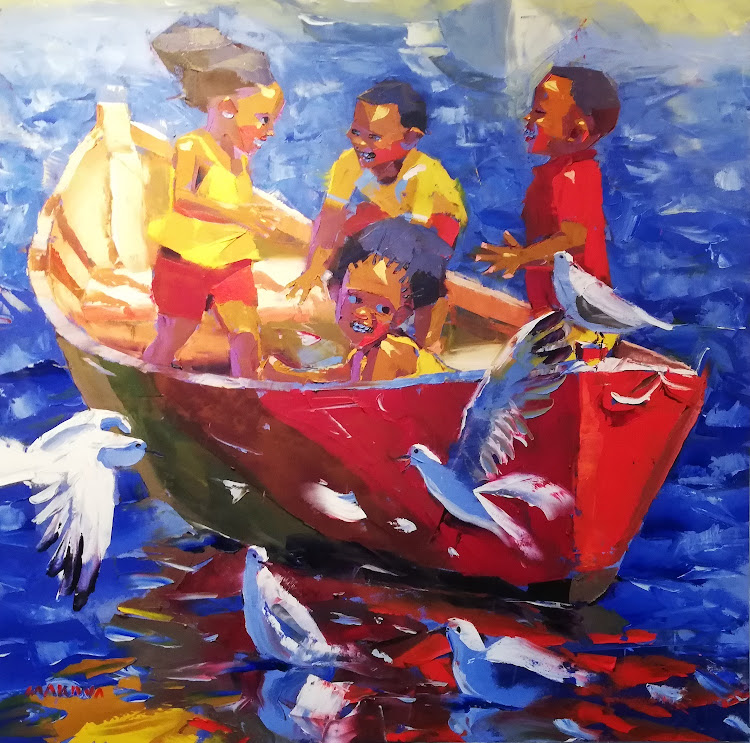 Fun in the Red Boat by Makiwa Mutomba.