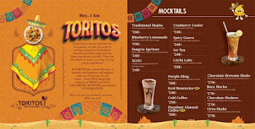 Toritos Restaurant menu 