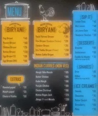 Mirchi Indian Bistro menu 2