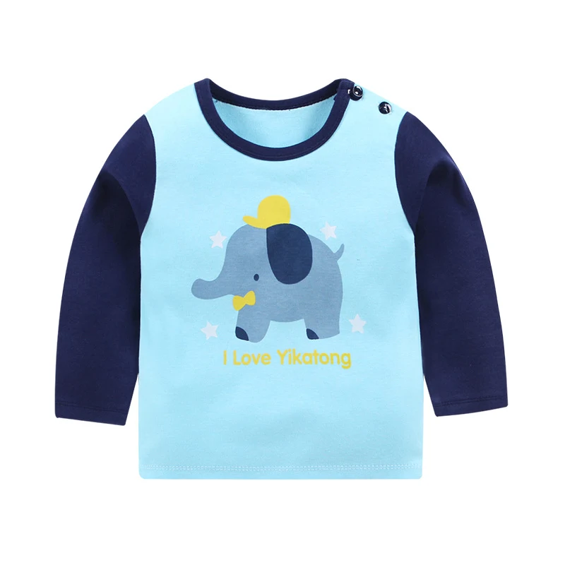 Katoenen T-shirt met lange mouwen voor kinderen
