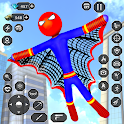 Stick Rope Hero Superhero Game