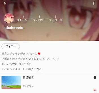 stbaioreetoのこと、フォローして!!!（絶対にしろ!）