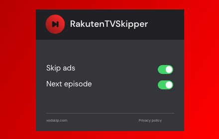 Rakuten TV Ad Skipper | Ad Blocker small promo image