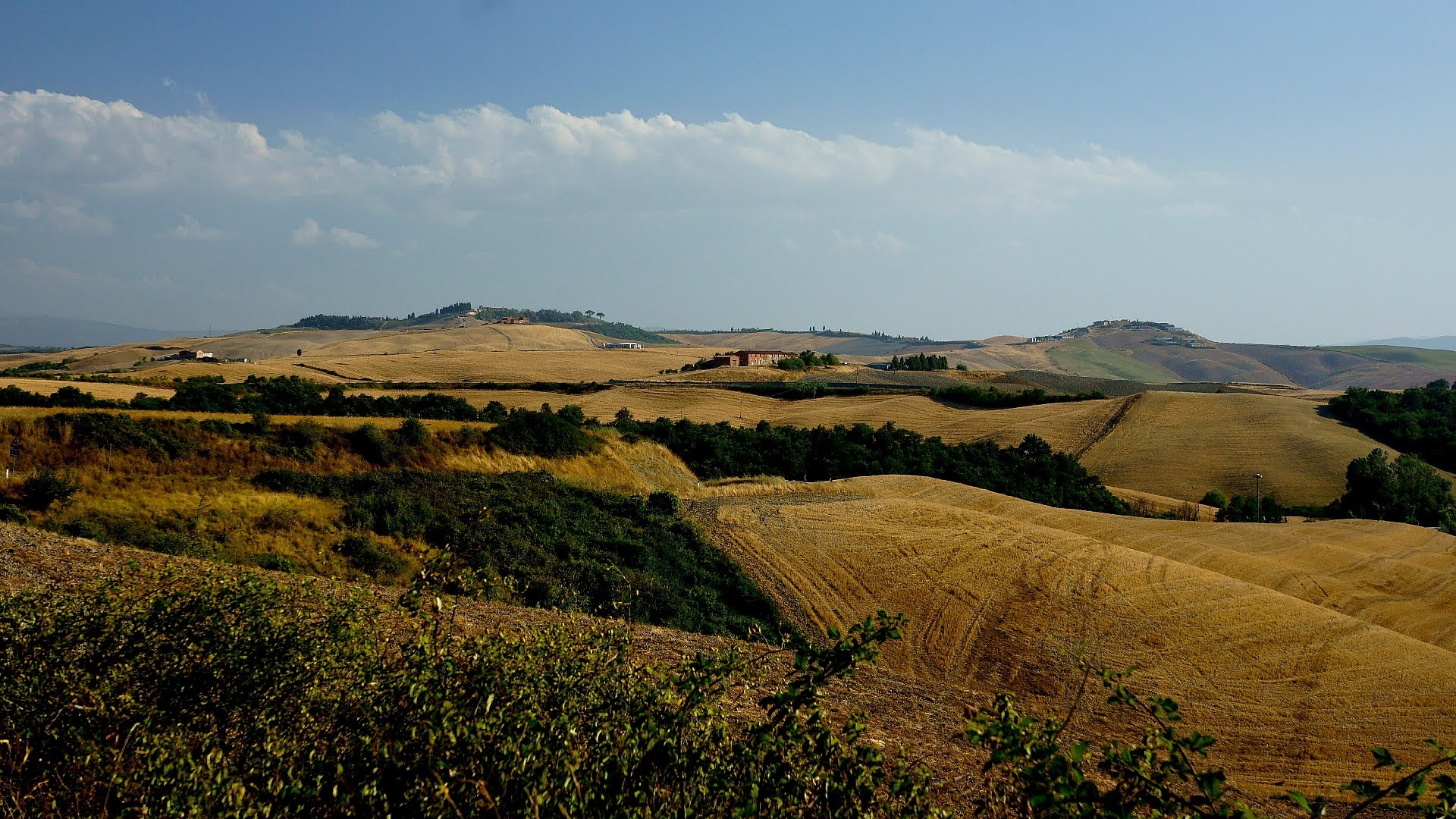 Paesaggio di Castelnuovo Berardenga, uno dei più tipici paesaggi senesi e italiani