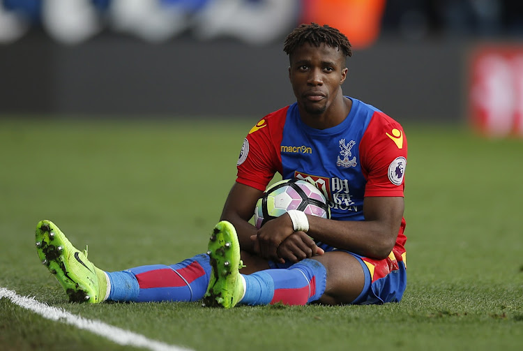 Crystal Palace's Wilfried Zaha scored the opening goal against Manchester City.