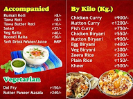 Dada Di Rasoi menu 1