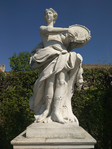 Statue in the palace garden of