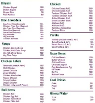 Al-Siddiqi Multicuisine Family Restaurant menu 1