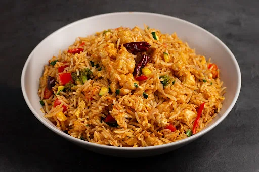 Burnt Red Chilli Rice - Chicken