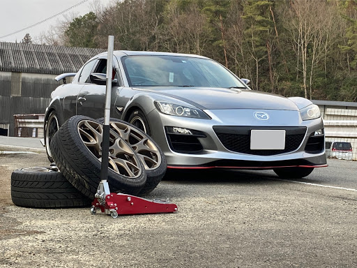 Rx 8 Se3pのタイヤ入れ替え ホイール清掃 ゆきふらないで Rx8 スピリットr アイアンバスターに関するカスタム メンテナンスの投稿画像 車のカスタム情報はcartune