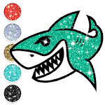Cover Image of Tải xuống Baby Shark Coloring Book Glitter 2.0 APK