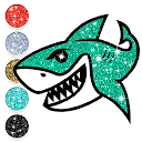 Descargar Baby Shark Coloring Book Glitter Instalar Más reciente APK descargador