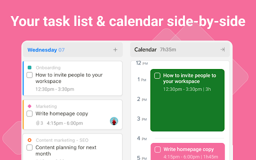 Upbase - Bookmarks, Tasks, Notes, Calendar