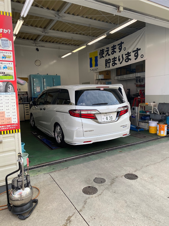 オデッセイのサマータイヤへ交換・BBS LM・ダサい スタッドレス・もうすぐ春ですねに関するカスタム事例の投稿画像1枚目