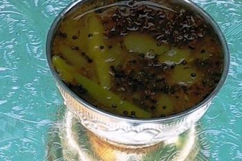 Sweet And Sour Mango Pachadi