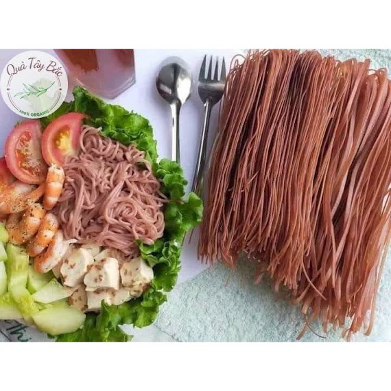 Bún Gạo Lứt Đỏ/ Phở Gạo Lứt/ Bún Ngũ Sắc Thực Dưỡng Eatclean 500G